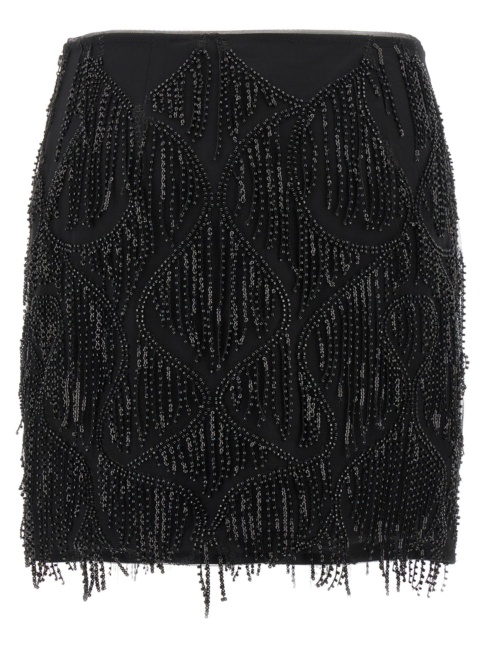ROTATE BIRGER CHRISTENSEN - ROTATE BIRGER CHRISTENSEN - Beaded fringed skirt - Women’s Bottoms