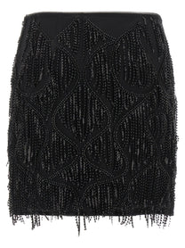 ROTATE BIRGER CHRISTENSEN - ROTATE BIRGER CHRISTENSEN - Beaded fringed skirt - Women’s Bottoms