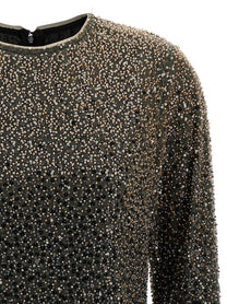 ROTATE BIRGER CHRISTENSEN - ROTATE BIRGER CHRISTENSEN - ’Beaded Ls Mini’ dress - Women’s Clothing