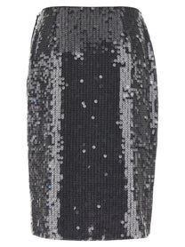 ROTATE BIRGER CHRISTENSEN - ROTATE BIRGER CHRISTENSEN - ’Net Sequin Midi’ skirt - Women’s Clothing