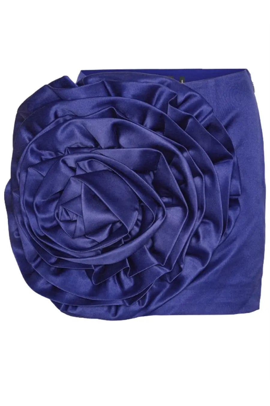 ROTATE Birger Christensen Women's Big Flower Skirt Blue, view 5