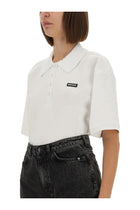 ROTATE Birger Christensen Women's Cotton Polo White, view 4