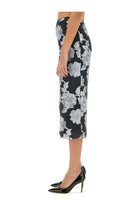 ROTATE Birger Christensen Women's Floral Pencil Skirt Black, view 4