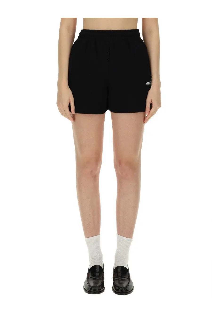 ROTATE Birger Christensen Women's High Waisted Shorts Black