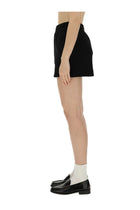 ROTATE Birger Christensen Women's High Waisted Shorts Black, view 3