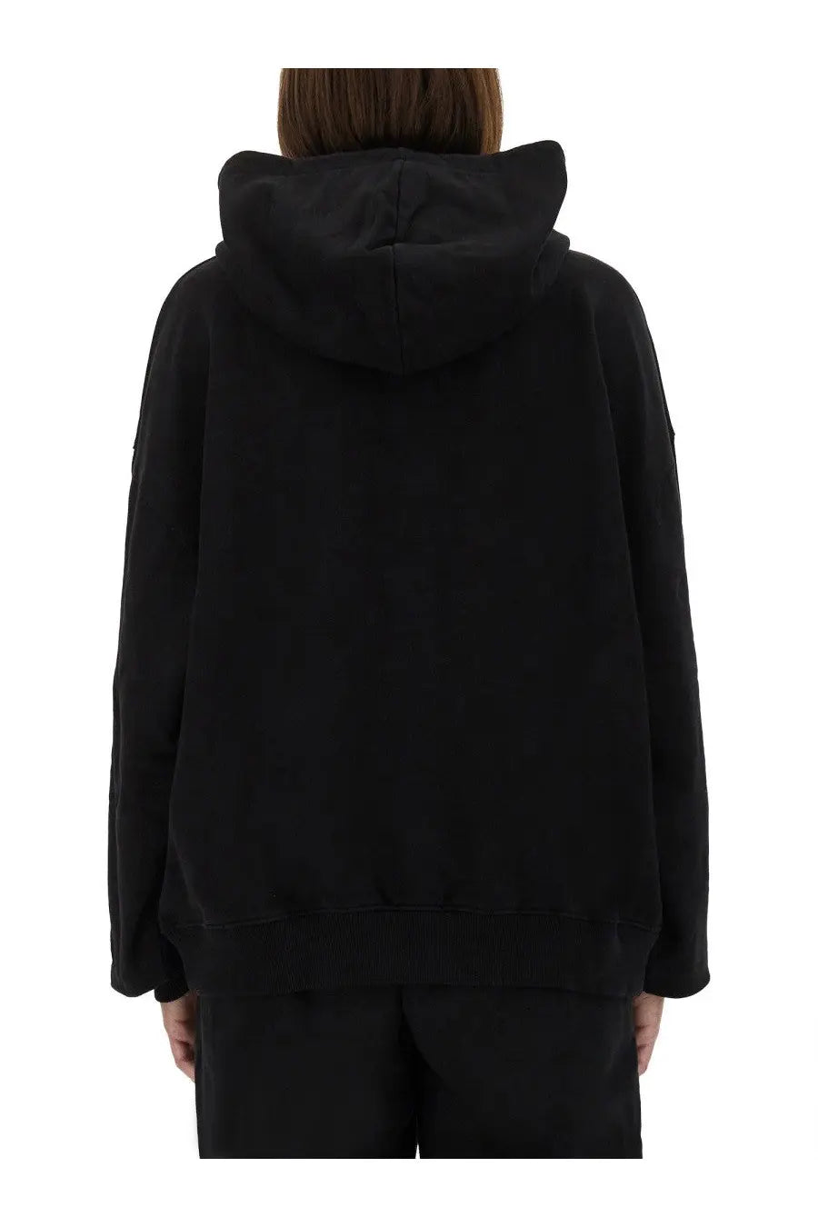 ROTATE Birger Christensen Women's Hooded Sweatshirt Black, view 3
