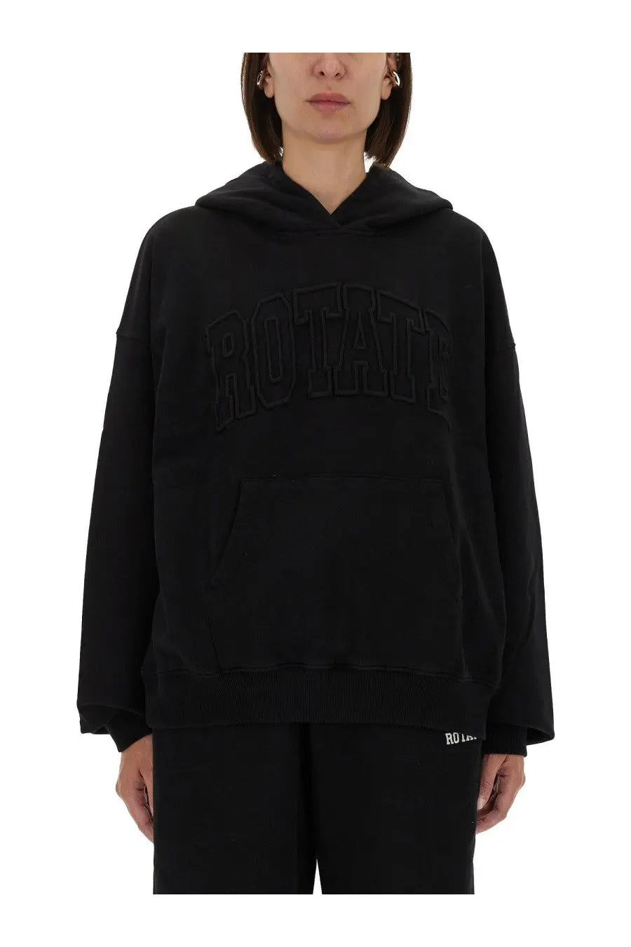 ROTATE Birger Christensen Women's Hooded Sweatshirt Black