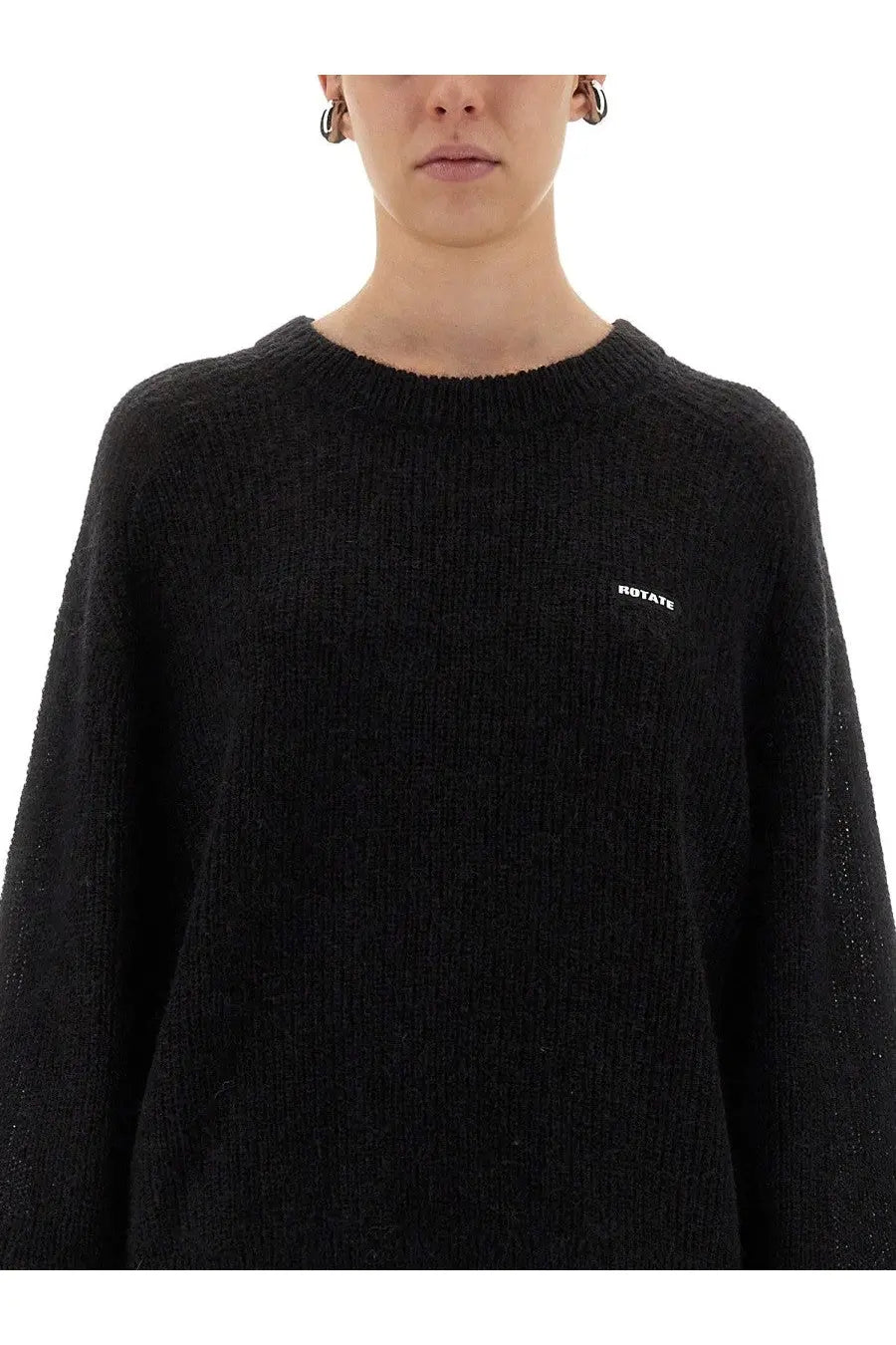 ROTATE Birger Christensen Women's Lightweight Jersey Black, view 4