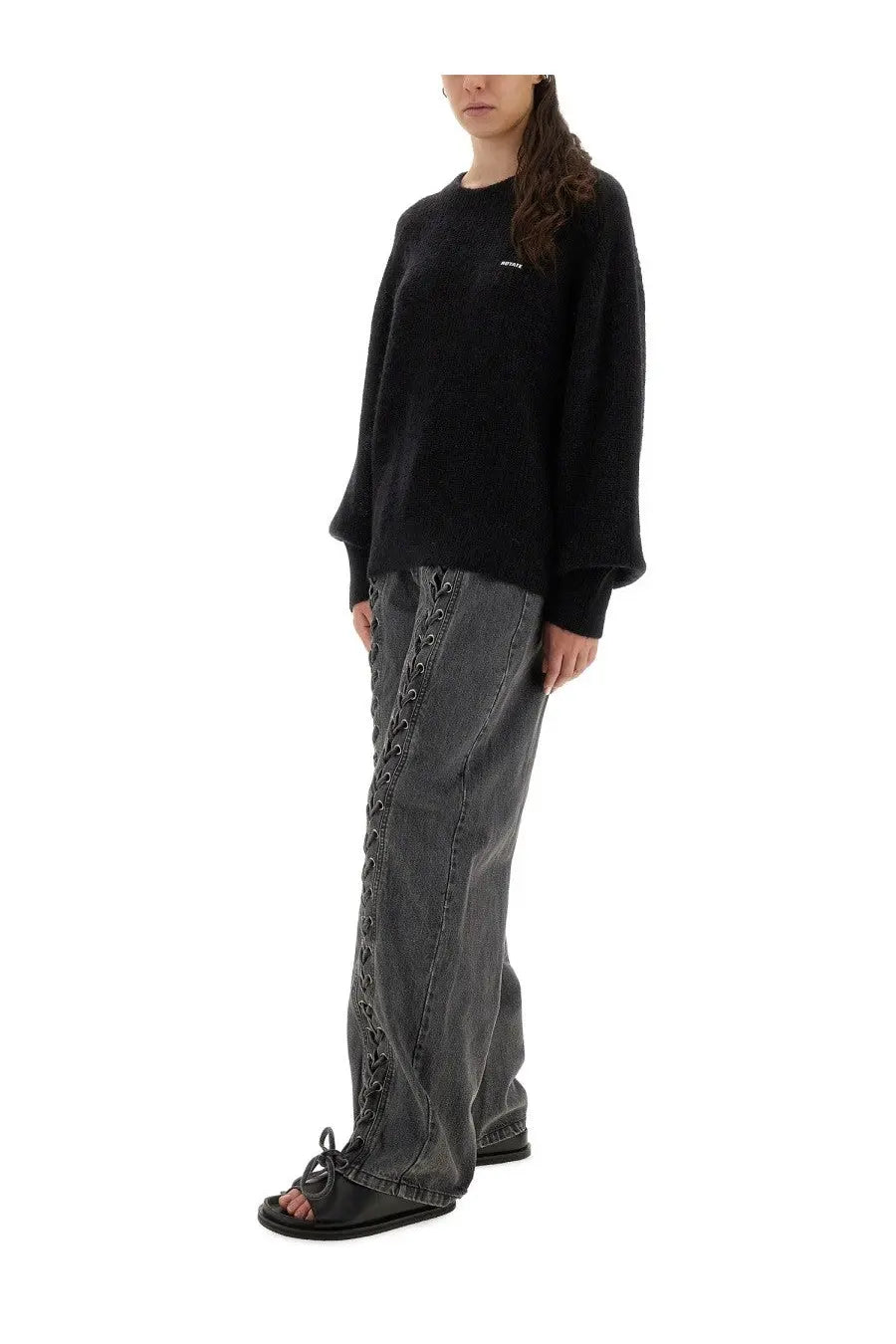 ROTATE Birger Christensen Women's Lightweight Jersey Black, view 2