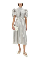 ROTATE Birger Christensen Women's Midi Dress Grey, view 2