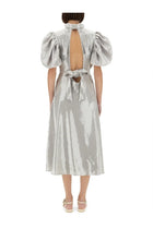 ROTATE Birger Christensen Women's Midi Dress Grey, view 3