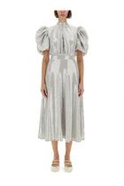 ROTATE Birger Christensen Women's Midi Dress Grey