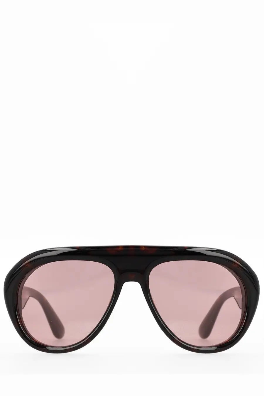Rotate birger christensen women’s aviator sunglasses with glossy tortoiseshell frame and pink gradient lenses