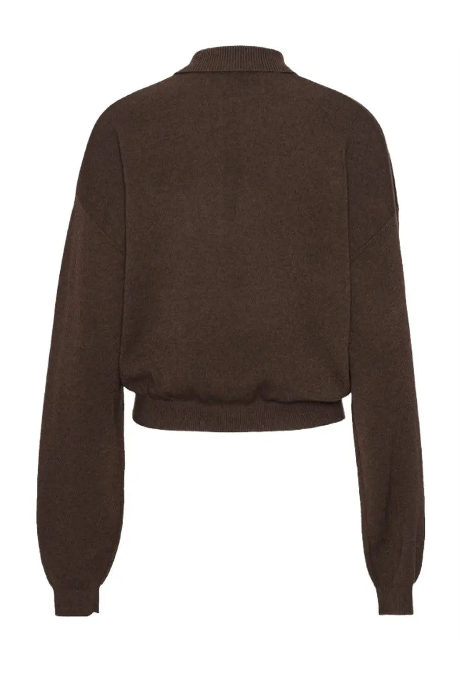 ROTATE Birger Christensen Women's Polo Brown, view 2