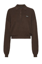 ROTATE Birger Christensen Women's Polo Brown
