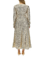 ROTATE Birger Christensen Women's Sequined Dress Blue, view 3