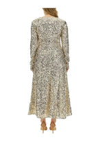 ROTATE Birger Christensen Women's Sequined Dress Blue, view 3