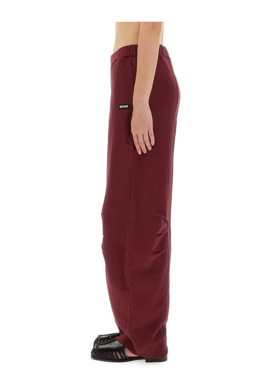 ROTATE Birger Christensen Women's Sports Pants Terry Back Red, view 3