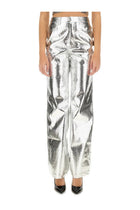 ROTATE Birger Christensen Women's Straigth Leg Pants Silver