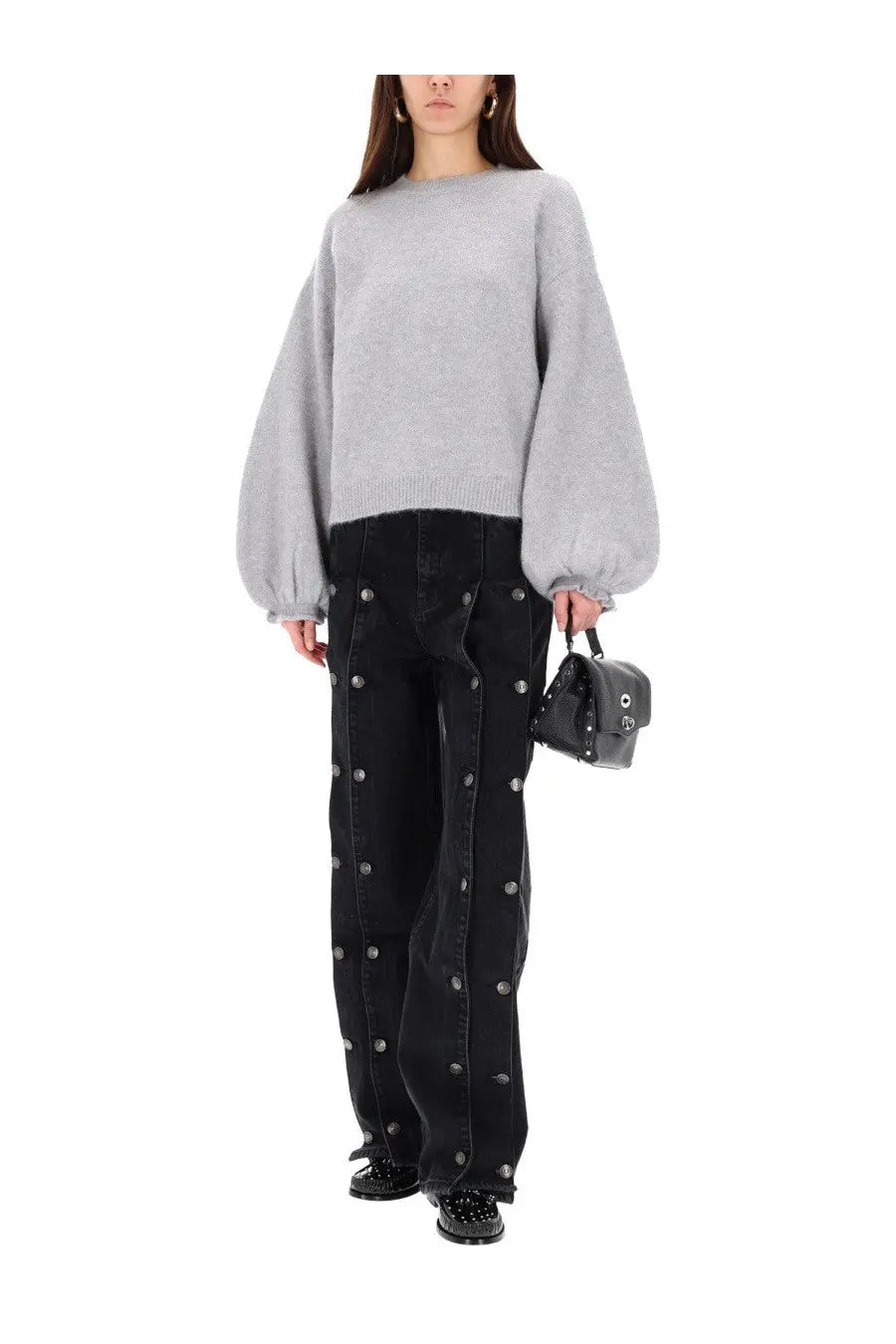 ROTATE Birger Christensen Women's Sweater Grey, view 2