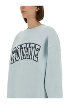 ROTATE Birger Christensen Women's Sweatshirt Blue, view 4