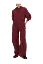 ROTATE Birger Christensen Women's Terry Back Hoodie Red, view 2