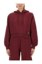 ROTATE Birger Christensen Women's Terry Back Hoodie Red