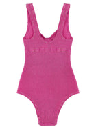 ROTATE Birger Christensen Rotate Birger Christensen Reina Olga One Piece Swimsuit Pink, view 2