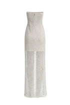 ROTATE Birger Christensen Women's Long Lace Dress Pink, view 2