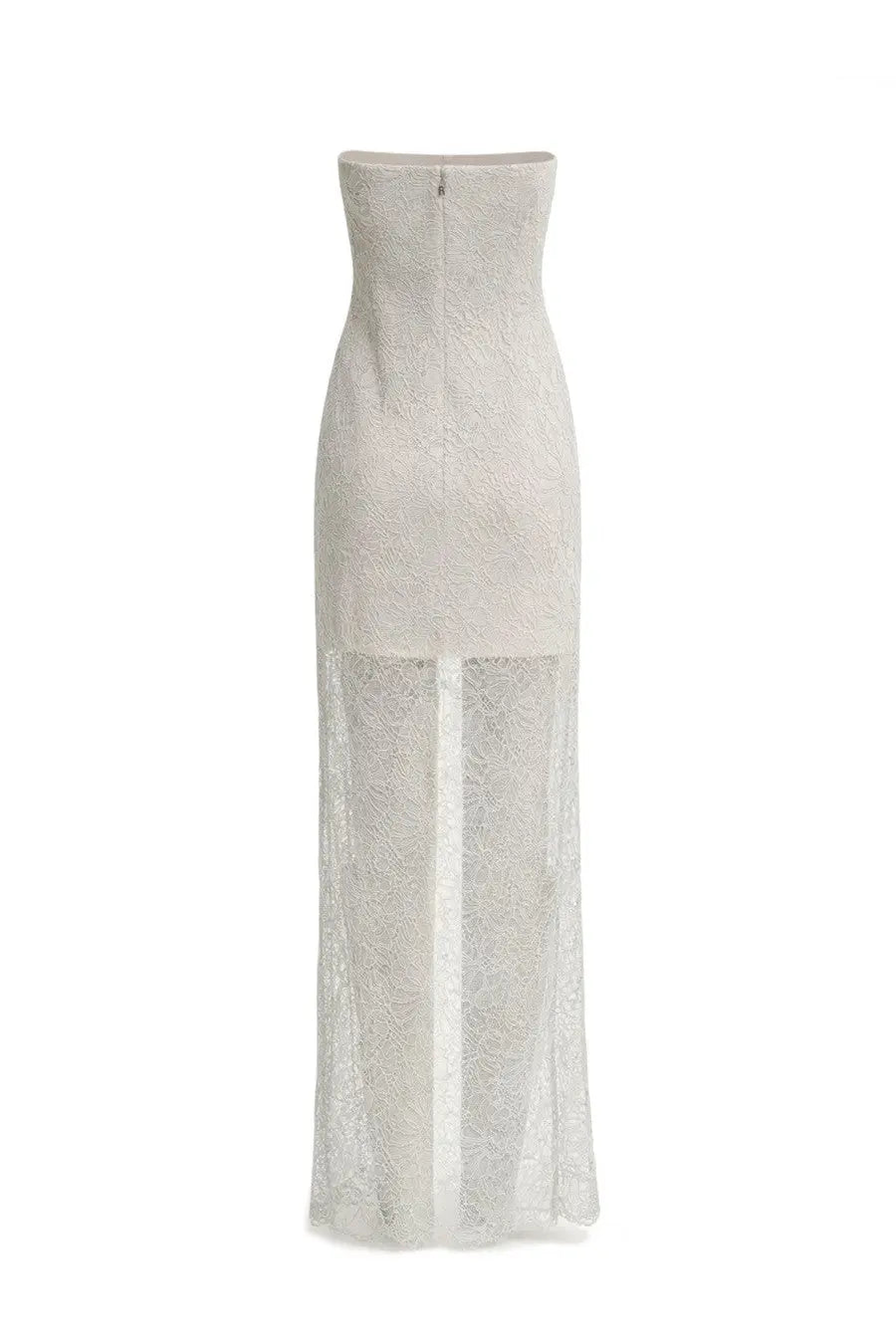 ROTATE Birger Christensen Women's Long Lace Dress Pink, view 2