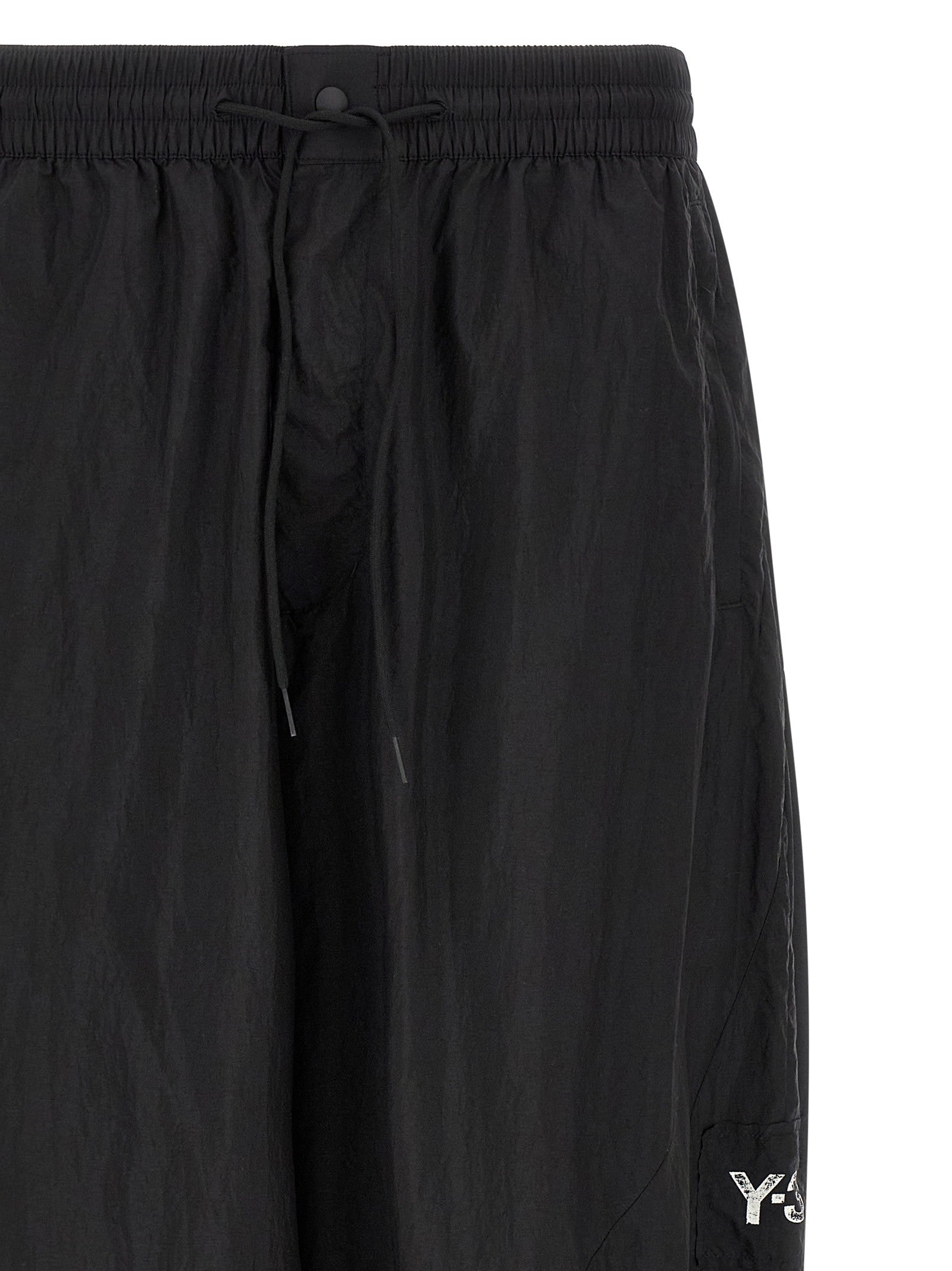 Y-3 Rough Edged Joggers Black