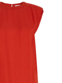 Nude Lucy Round Neck Dress Red