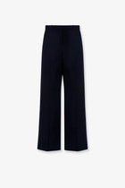 The Row Women's Dender Wool Trousers Blue