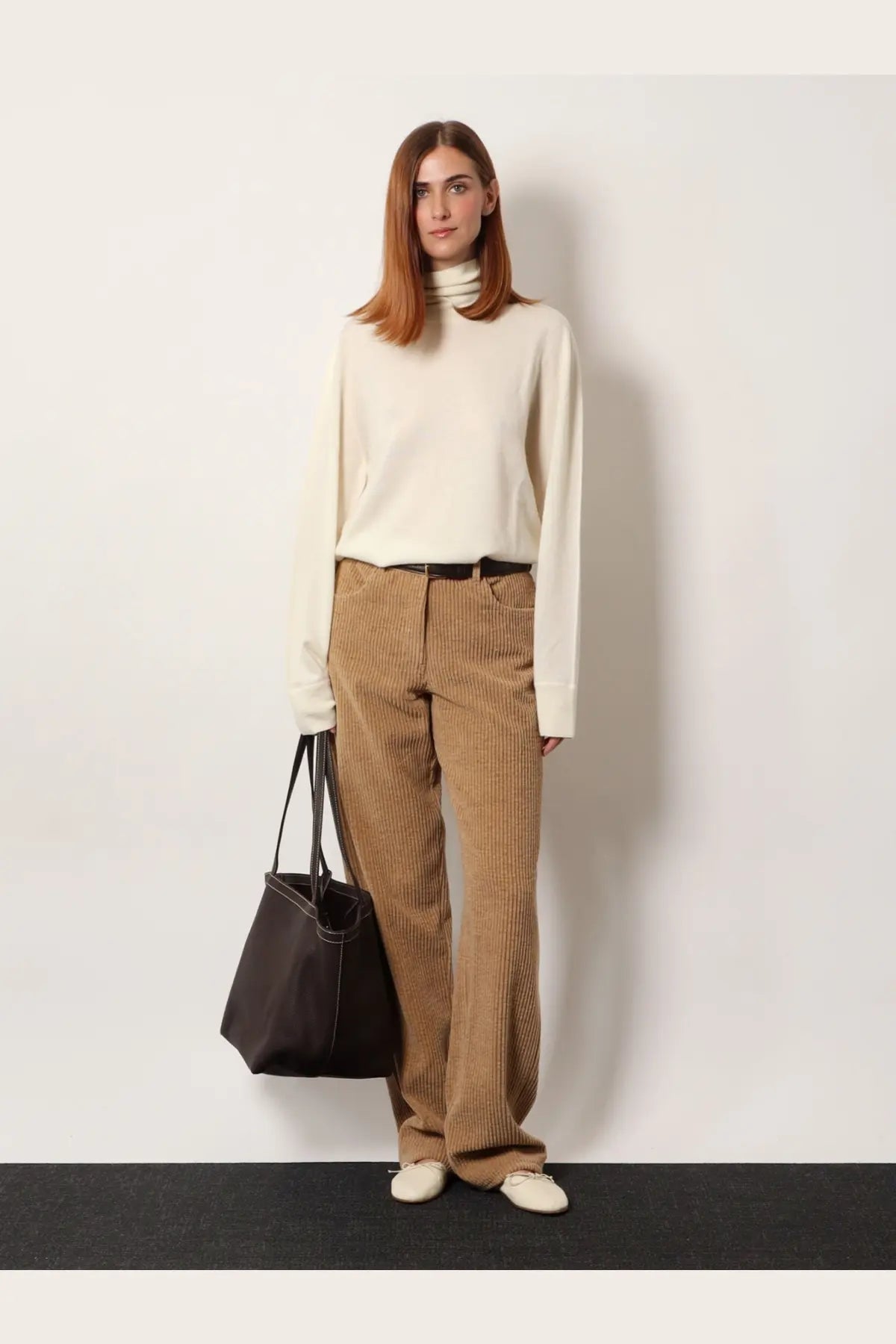 The Row Women's Lizzy Cashmere Top White, view 2
