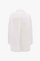 The Row Women's Victoria Cotton Shirt White, view 4