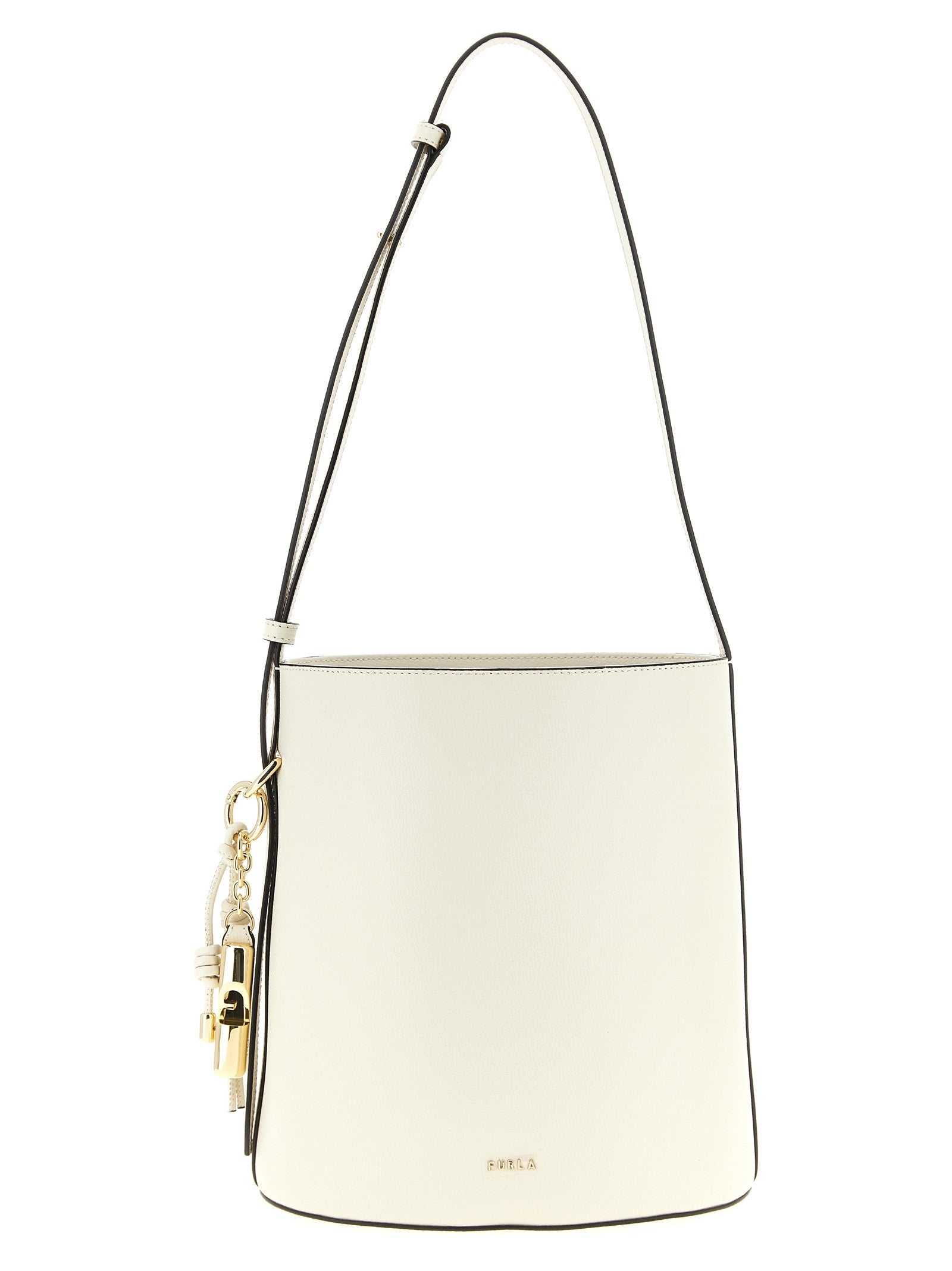 Furla Roxie Small Bucket Bag White