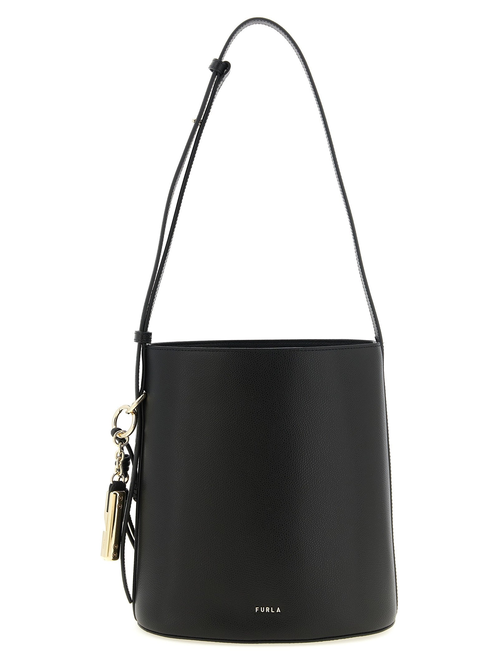 Furla Roxie Small Bucket Bag Black