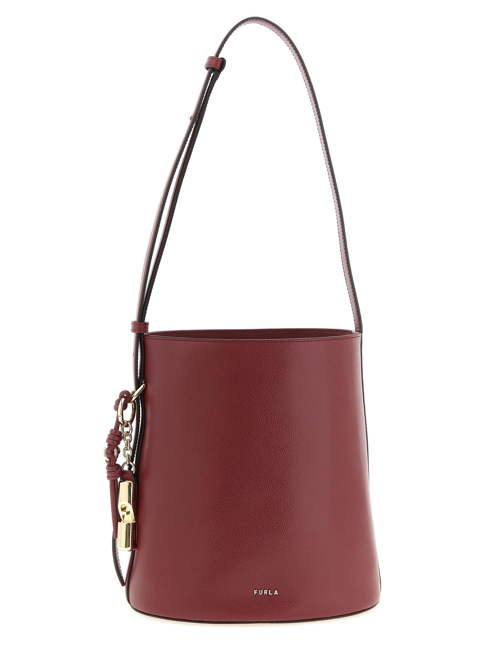 Furla Roxie Small Bucket Bag Red