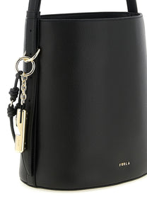 Furla Roxie Small Bucket Bag Black