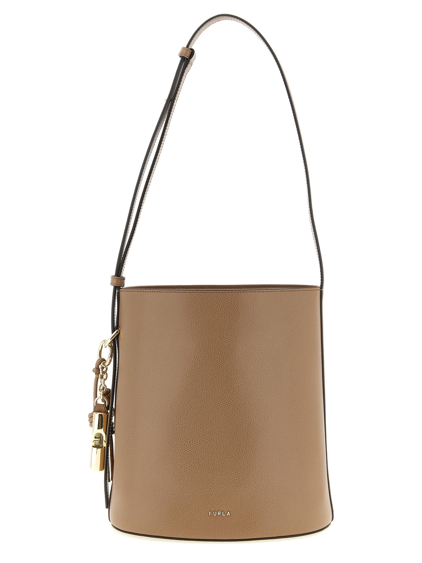 Furla Roxie Small Bucket Bag Beige