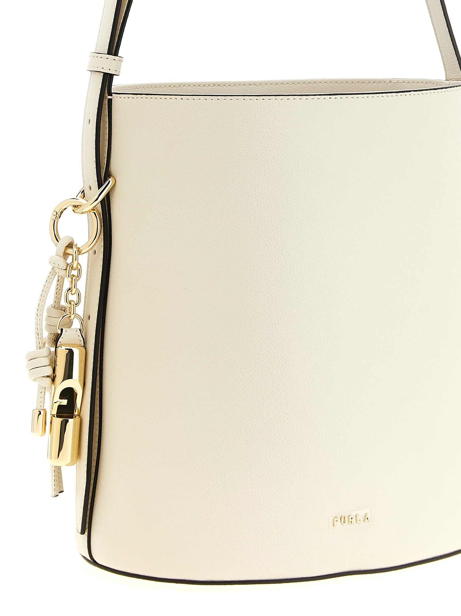 Furla Roxie Small Bucket Bag White