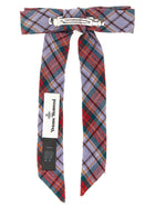 Vivienne Westwood Rtw Tartan Hair Clip Gold, view 2