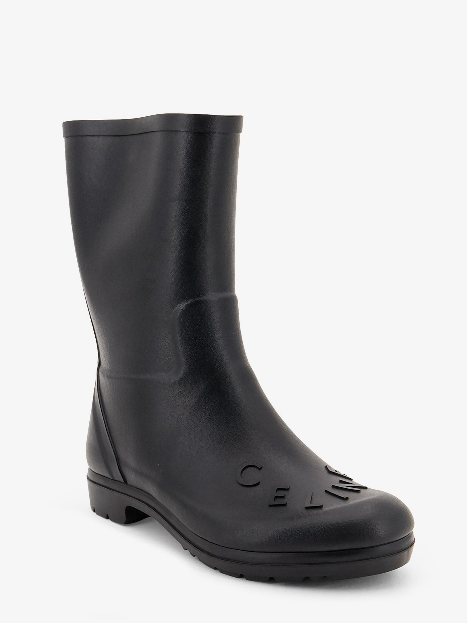 Celine Women's Rubber Garden Boots Black