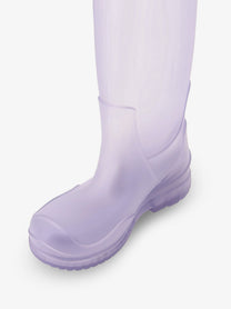 Loewe Women's Rubber Rain Boots Silver