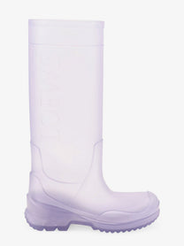 Loewe Women's Rubber Rain Boots Silver
