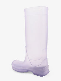 Loewe Women's Rubber Rain Boots Silver