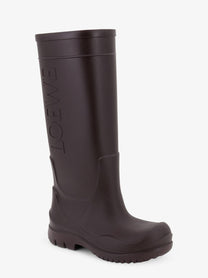 Loewe Women's Rubber Rain Boots Brown, view 2