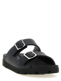PRADA Rubber Slides Black