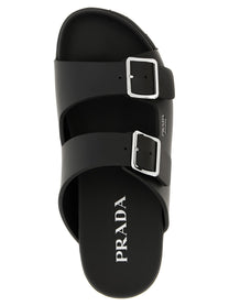 PRADA Rubber Slides Black