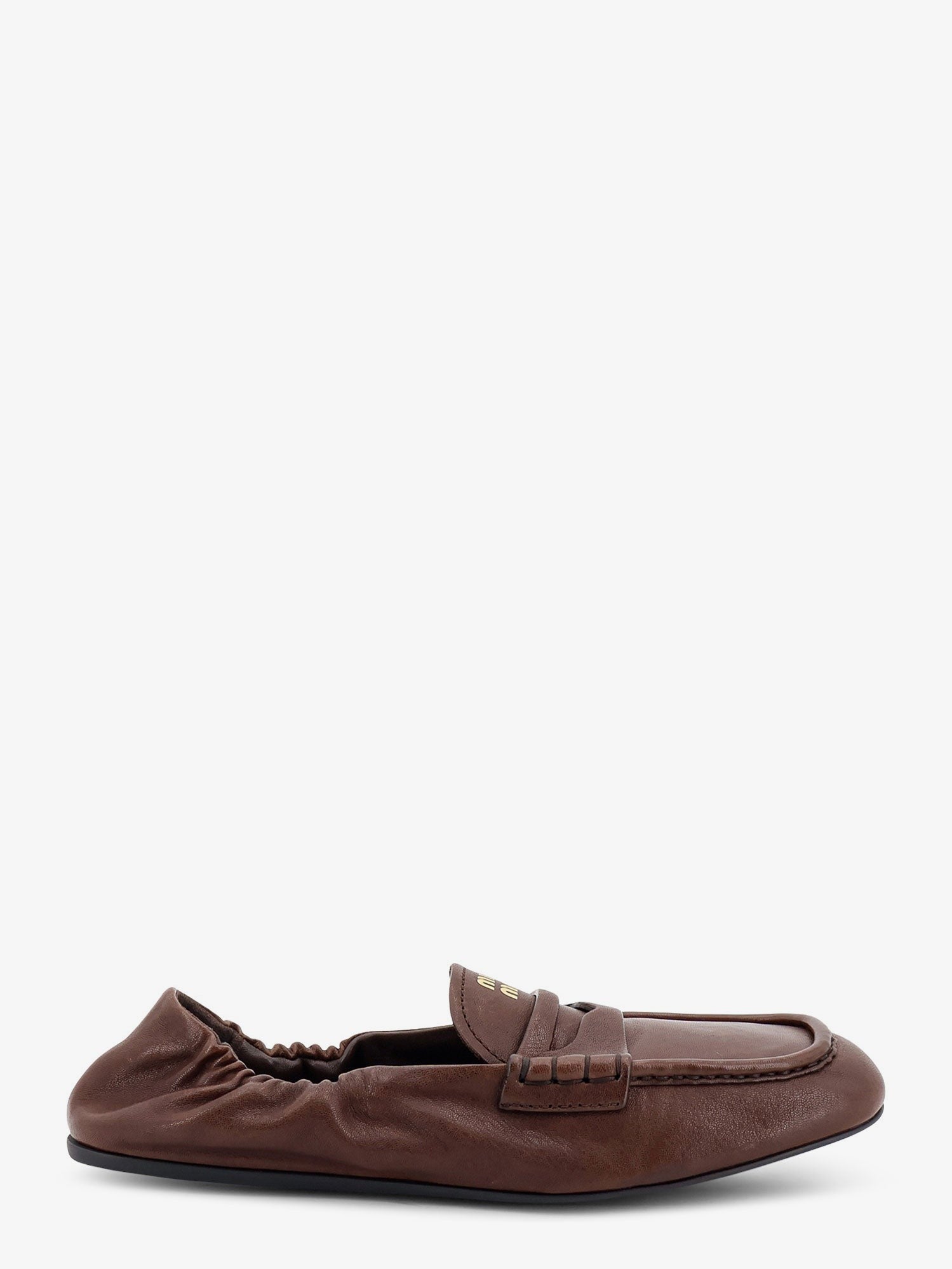 Miu Miu Women's Ruches Leather Loafers RADICA